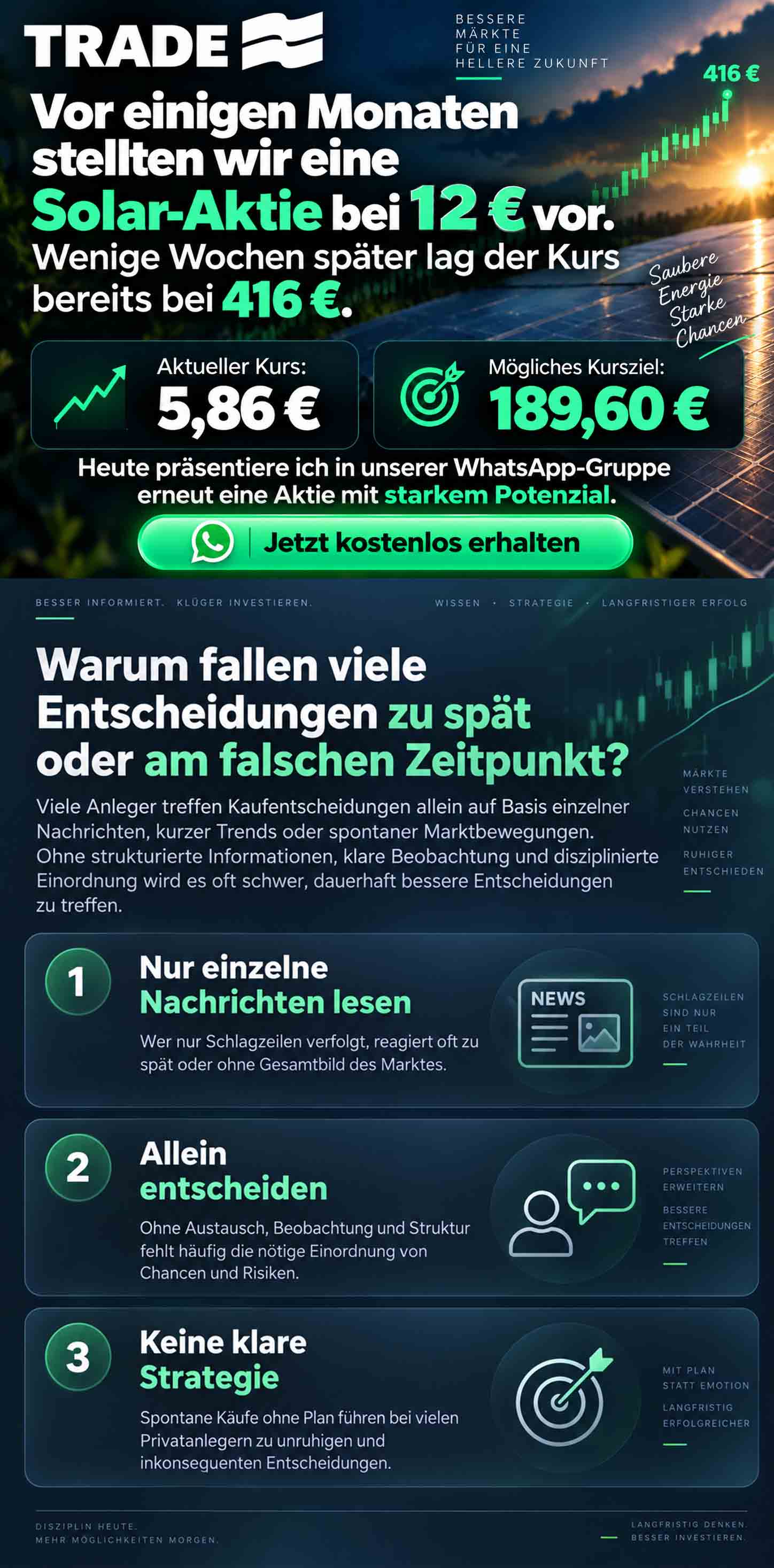 3 starke Aktien kostenlos erhalten
